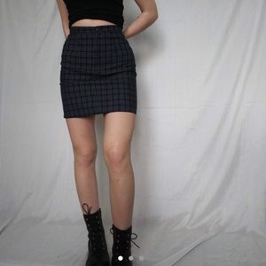 Plaid skirt